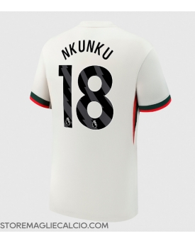 Chelsea Christopher Nkunku #18 Maglia Gara Trasferta Repliche 2025-26